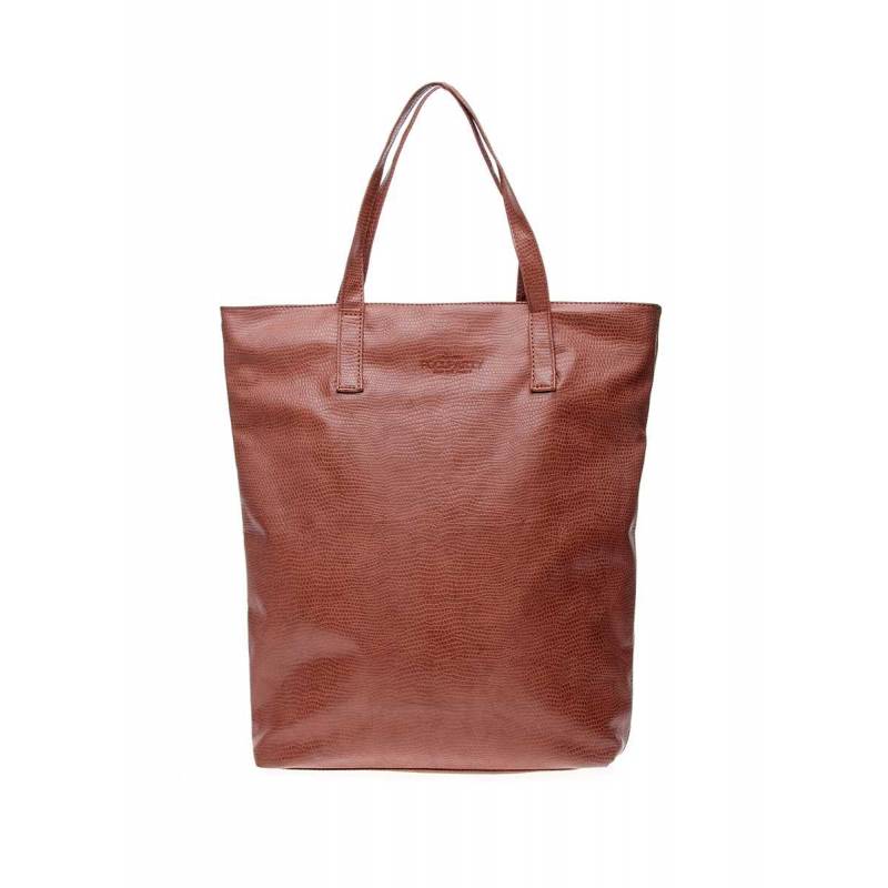 Женская кожзам сумка под змею Tulip SNAKE brown