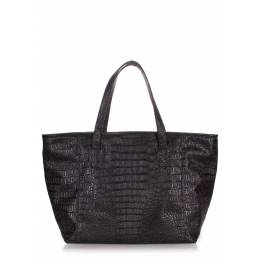 Сумка из кожзама Morocco croco black