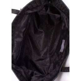 Сумка из кожзама Morocco croco black
