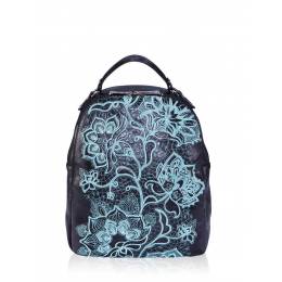 Молодежный рюкзак Alba Soboni 161422 black turquoise