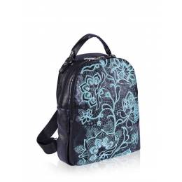 Молодежный рюкзак Alba Soboni 161422 black turquoise