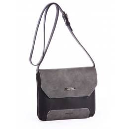 Клатч Alba Soboni 162047 black-grey