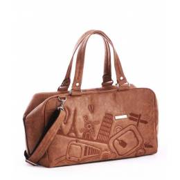 Дорожная сумка Alba Soboni 162817 brown