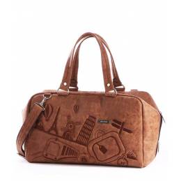 Дорожная сумка Alba Soboni 162817 brown