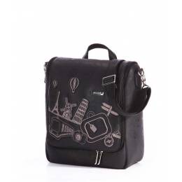 Дорожная сумка-мессенджер Alba Soboni 162825 black