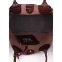 Кожаная сумка POOLPARTY Amphibia Brown