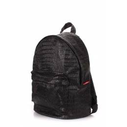 Рюкзак женский POOLPARTY Croco Black