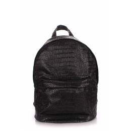 Рюкзак женский POOLPARTY Croco Black