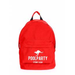 Молодежный рюкзак Poolparty Kangaroo Red