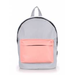 Рюкзак женский POOLPARTY PU Grey Rose