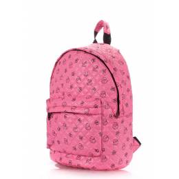 Стеганый рюкзак Poolparty с уточками на синтепоне Backpack Theone Pink Ducks