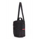 Мужская сумка на плечо POOLPARTY Siteimage Crossbody Black