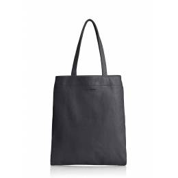 Кожаная сумка POOLPARTY Daily Tote Black