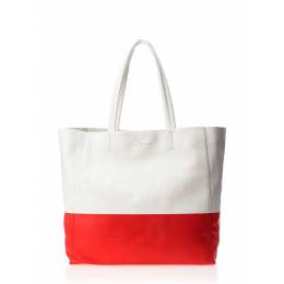 Кожаная сумка POOLPARTY Devine White Red