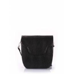Клатч из искусственной кожи под змею Daisy Snake Black