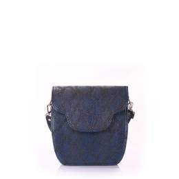 Клатч из искусственной кожи под змею Daisy Snake Blue