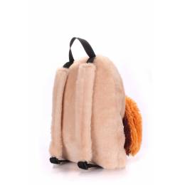 Детский рюкзак POOLPARTY с зайцем Kiddy Backpack Rabbit Brown