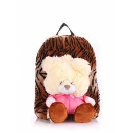 Детский рюкзак POOLPARTY с медведем Kiddy Backpack Tiger