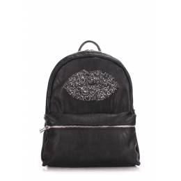 Рюкзак женский POOLPARTY Mini Bckpck Lips Black