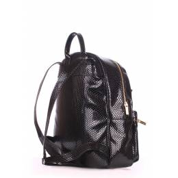 Рюкзак женский POOLPARTY Mini Bckpck Lizard Black