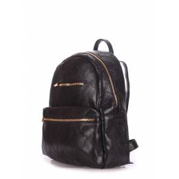 Рюкзак женский POOLPARTY Mini Bckpck Snake Black