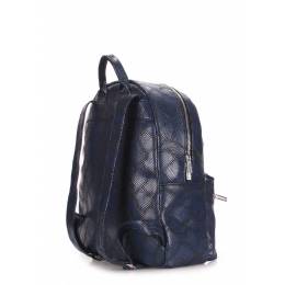Рюкзак женский POOLPARTY Mini Bckpck Snake Darkblue