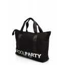 Коттоновая сумка POOLPARTY Pool12 Black