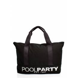 Коттоновая сумка POOLPARTY Pool12 Black