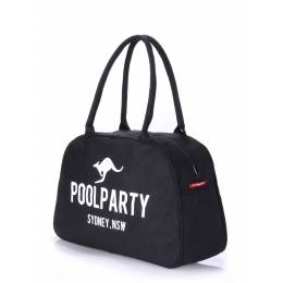 Коттоновая сумка-саквояж POOLPARTY Pool 16 Black