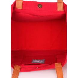 Коттоновая сумка POOLPARTY Love Tote Red