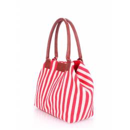 Коттоновая сумка POOLPARTY Navy Red