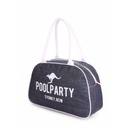 Джинсовая сумка-саквояж POOLPARTY Pool 16 Jeans