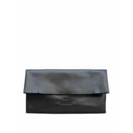 Кожаная косметичка-клатч POOLPARTY 2NITE Cosmeticbag Black