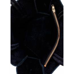 Кожаная сумка POOLPARTY Soho Black Velour
