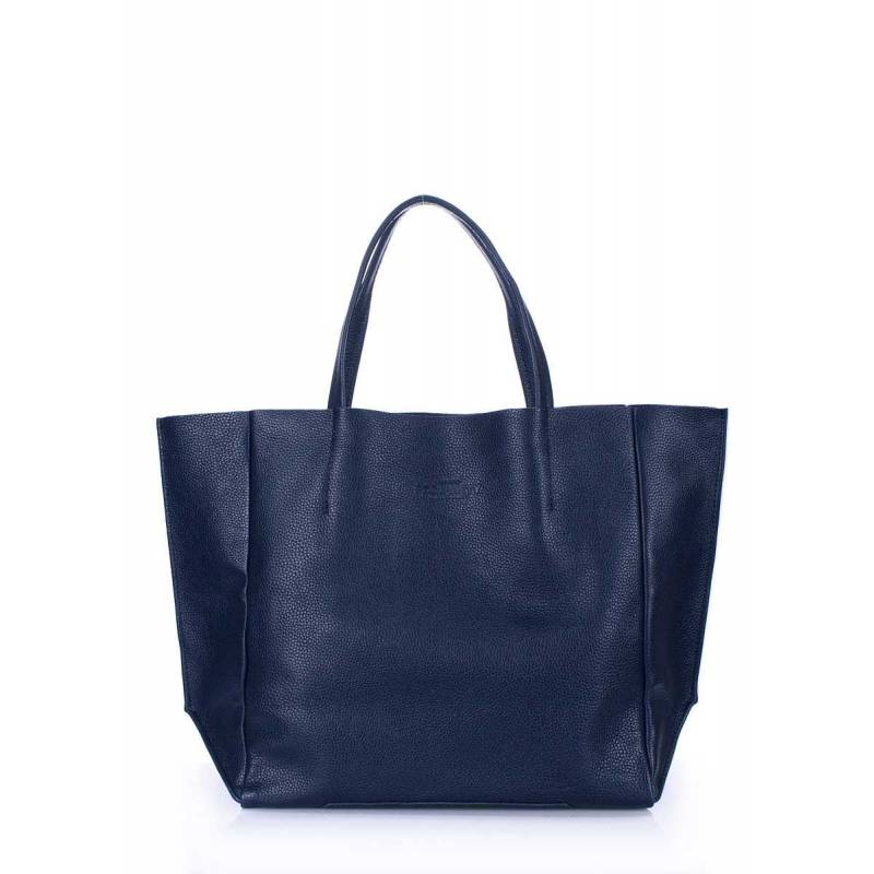 Кожаная сумка POOLPARTY Soho Darkblue