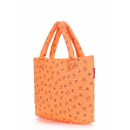 Дутая сумка POOLPARTY с принтом pp1 Ducks Orange