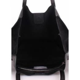 Кожаная сумка POOLPARTY Soho Versa Black